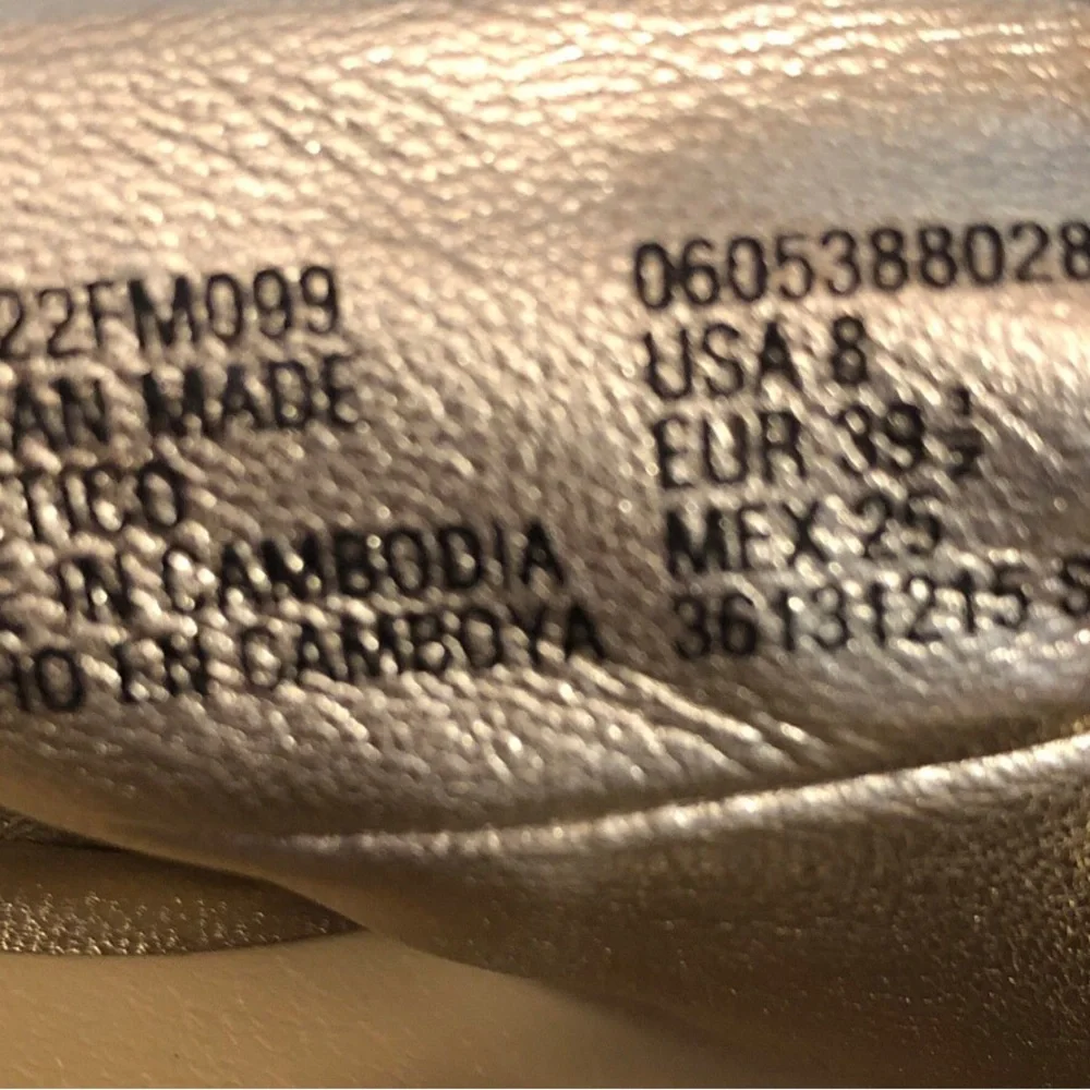 Time and Tru Gold Wedge Sandals - Picture 7 of 8